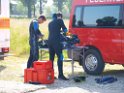 Uebung PRhein Feuerwehr Polizei DLRG Leverkusen Hitdorf P048